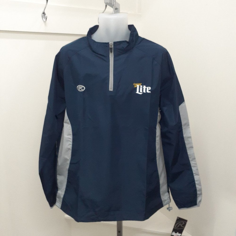 2 for $25- NWT Miller Lite Wind Breaker, Men's L